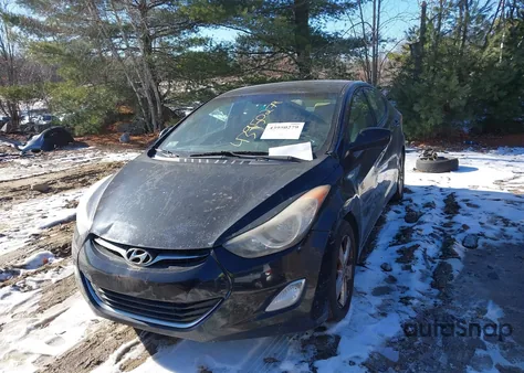 2013 Hyundai Elantra Gls z USA, uszkodzony, nr VIN 5NPDH4AE3DH425720